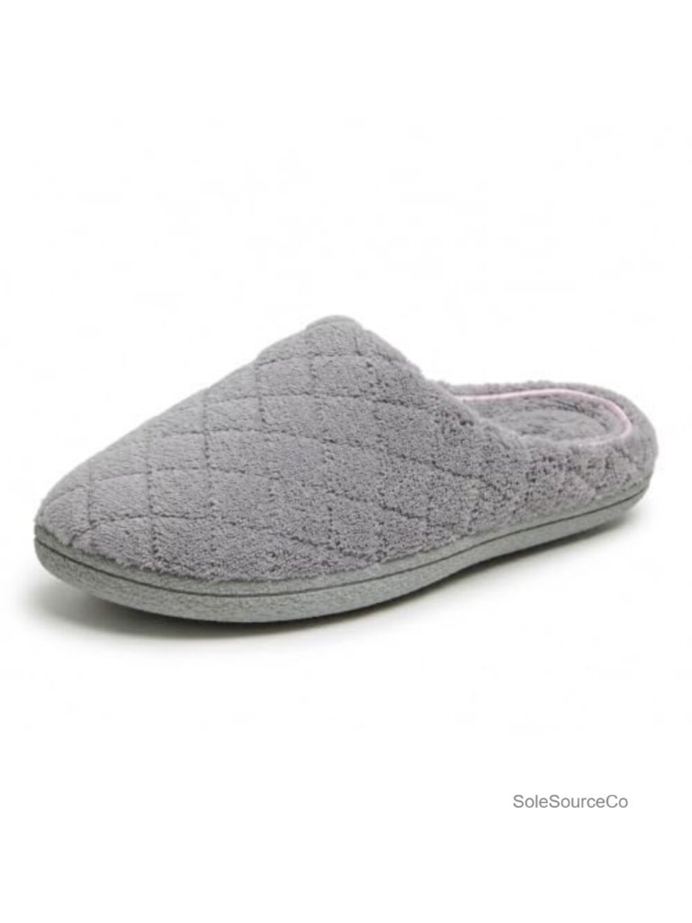 Women's Memory Foam Terry Clog Slippers with Indoor/Outdoor Sole, Wide Widths